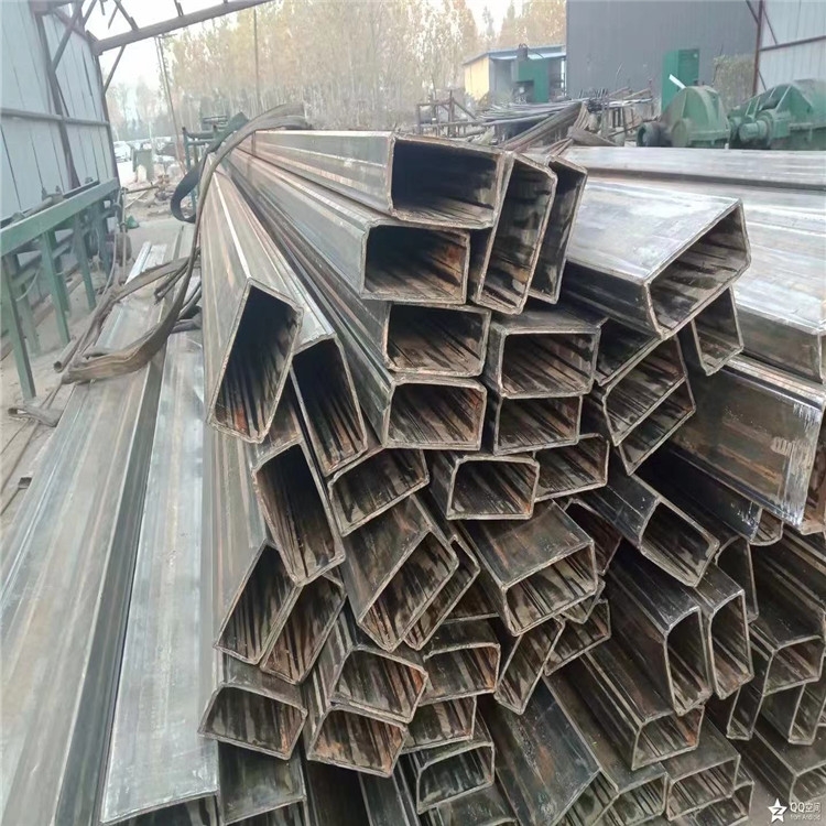 方矩管生產銷售Q235B 鍍鋅方管 矩形鍍鋅方通80x160x5.75