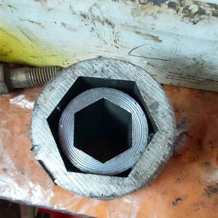 漢川 異型鋼管 45#內(nèi)六角無縫管 外六角內(nèi)圓無縫管 冷拉異形鋼管